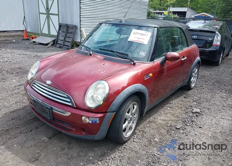 2007 Mini Cooper z USA, uszkodzony, nr VIN WMWRF33507TF66764